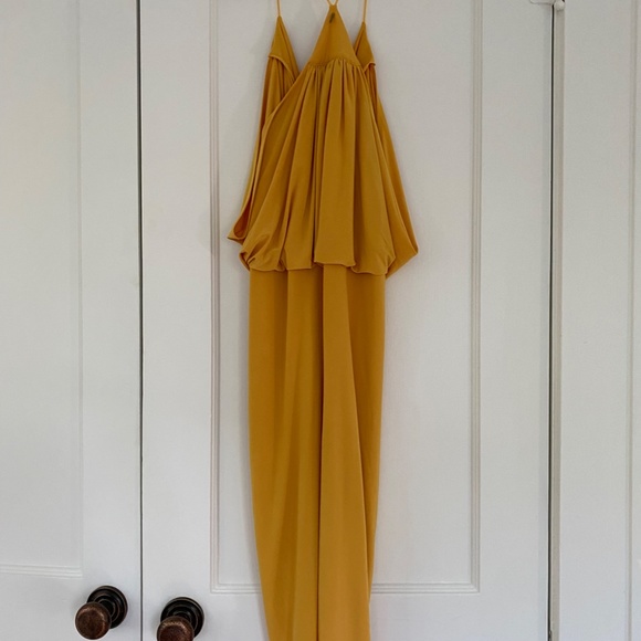 Tbags Misa Los Angeles Yellow Dress, Size Small - Picture 5 of 5